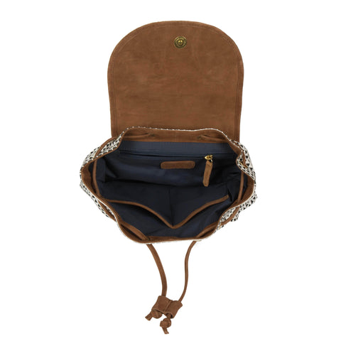 Image of Lomond LM427 Back Pack Bag (Tan / BW Print)
