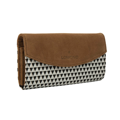 Image of Lomond LM443 Bifold Wallet (Tan/BW Print)