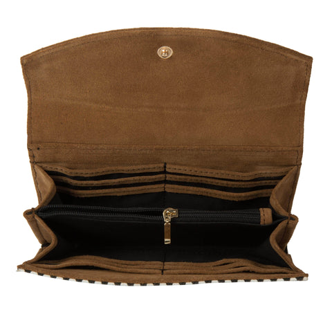 Image of Lomond LM443 Bifold Wallet (Tan/BW Print)